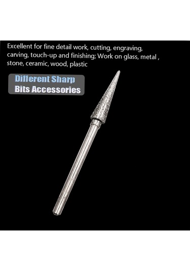 86 Adet Döner Alet Aksesuarları Kiti Elmas Çapak Uçları E13949