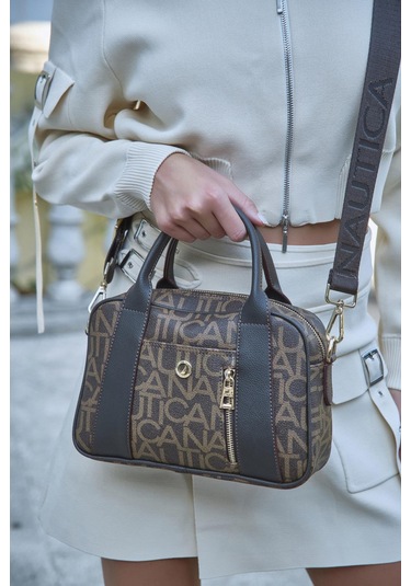 Nautica Cn5076t Kadın El Ve Omuz Çantası Kahve Kahve