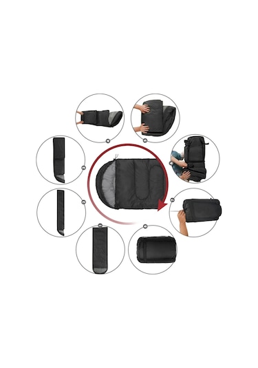 Kamp Uyku Tulumu Hafif Dört Mevsim Sıcak Tutan Uyku Tulumu Sırt Çok Renkli