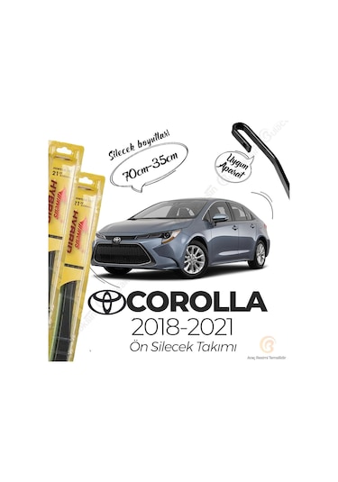 Toyota Corolla Uyumlu Silecek Takımı 2018-2021 İnwells Hibrit