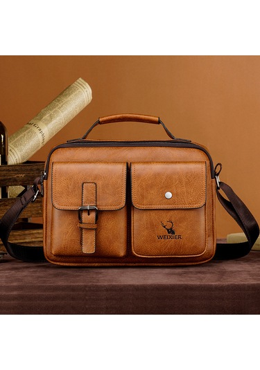 Eternal Lucky Büyük Kapasiteli Yatay Çapraz Çanta-haki 01 Haki