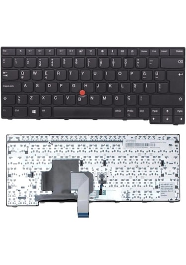 Lenovo Thinkpad E450, E450c E455 Notebook Klavye - Tuş Takımı / Siyah - Tr - Adaptasyonlu