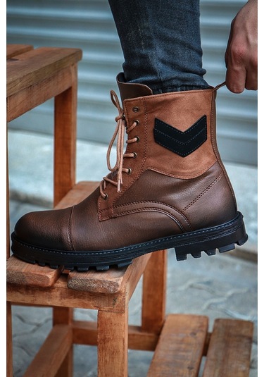 Vojo C7 Rahat Sıcak Astar Erkek Fermuarlı Bot Postal 4 Renk 267800000781 13