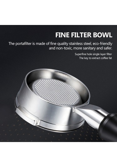 Geeksen "profesyonel Paslanmaz Çelik Kahve Portafiltresi - Breville 8/9 Serisi Uyumlu, Ergonomik Tasarım" Diğer