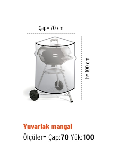 Homaks Mangal Koruma Örtüsü 70 Q