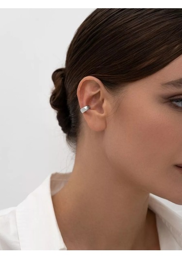 Sılverme Minimalist Halka Küpe 925 Ayar Gümüş 229217992 Diğer