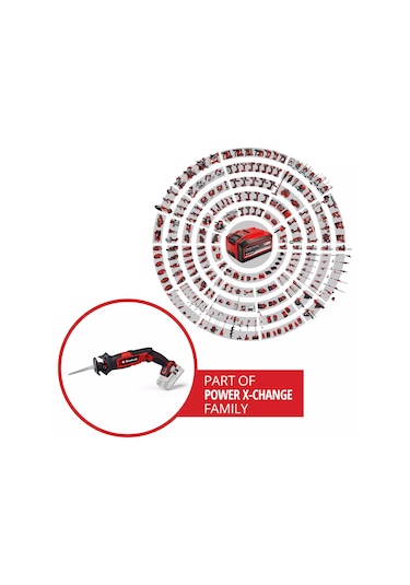 Einhell TE-AP 18/13 Li - Solo Akülü Kılıç Testere (Akü ve Şarj Hariç) - 4326315