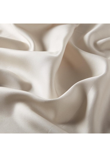İpekevi Düz Twill Ipek Eşarp Fildişi