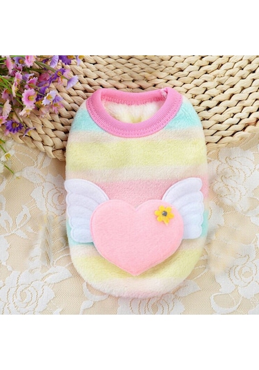 Köpek Ve Kedi İçin Kıyafet Rainbow Polar Sweat Kostüm