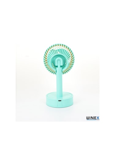 Winex Mini Taşınabilir Portatif Fan 3 Kademeli Vantilatör Mavi
