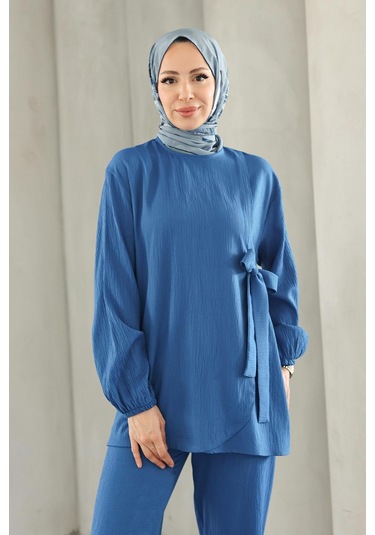 Bağlama Detaylı Takım İndigo I Ndigo