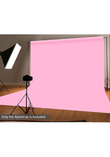 Xindoker Fotoğraf Arka Planı 0.7m X 1.4m Saçaklı Kumaş - Saf Pembe, Yeni Doğan/çocuk/ürün Fotoğrafçılığı İçin, Parlaklık Yok, Yüksek Kalite