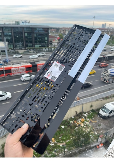 Siyah Beyaz Özel Tasarım Lüks Pleksi Plakalık