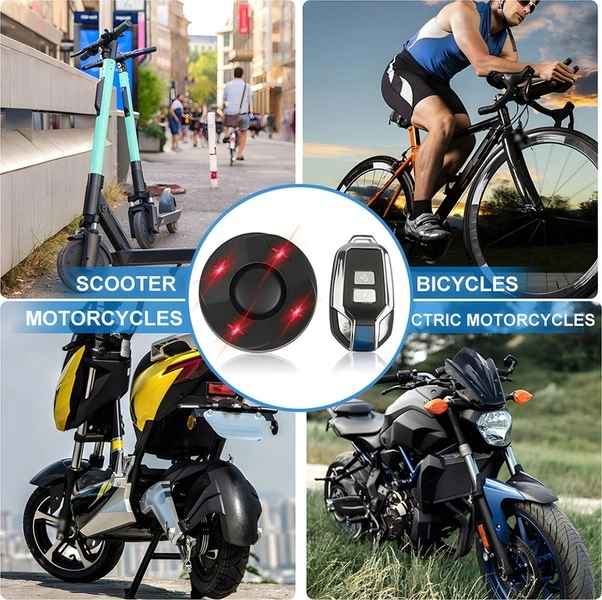 Fortunelane Usb Şarjlı Bisiklet Arka Lambası, 110db Alarmlı, Düğme Kumandalı, Gece Sürüş Güvenliği
