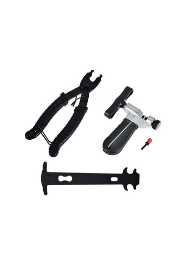 Geeksen Mountain Bisiklet Zincir Tamiri Seti: Kaliper + Zincir Bölücü + Bükme Aleti İle Kolay Kurulum Ve Tamir Çok Renkli