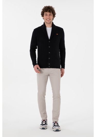 U.s. Polo Assn. Erkek Lacivert Hırka Triko 50297061-vr033 Lacivert