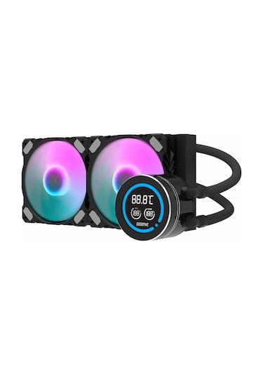 Aigo Dn240d Argb 240mm Am5/1700p Siyah İşlemci Sıvı Soğutucu
