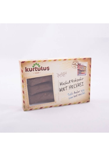Kurtuluş Kuruyemiş Özel Kutu Met Helvası Çikolata Kaplı 250 G