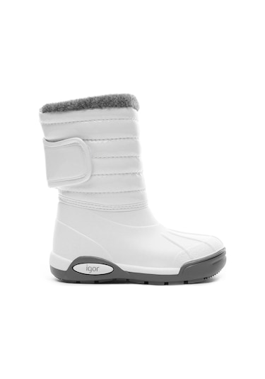 Igor Topo Ski Charol Beyaz Bebek Yağmur Botu - W10168 Beyaz