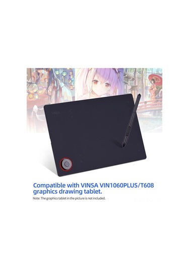 Ximistore9 Vınsa Dijital Tablo Basınçlı Kalem - 8192 Basınç Duyarlılığı - Bilgisayar Çizim Aleti Aksesuarı