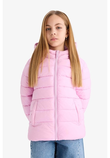 Defacto Lila Kız Çocuk Mont E5406a8/pr66 Lila