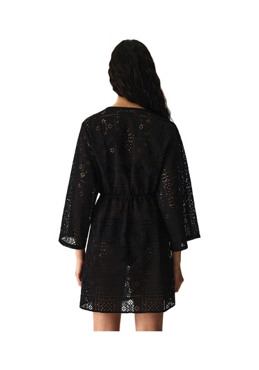 Penti Siyah Jasmine Kimono