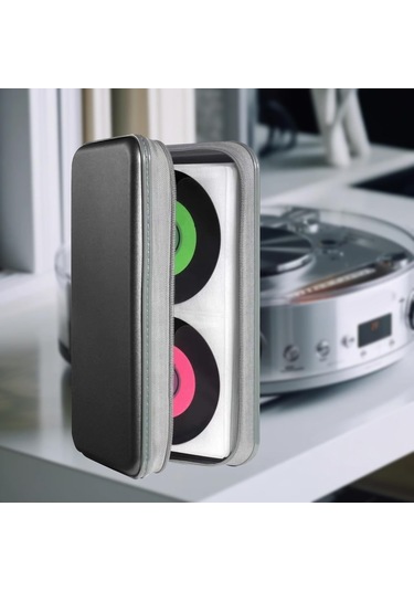 Suntek Araba Video Seyahat Ofis Siyah Için Cd Saklama Kutusu