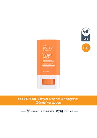 The Purest Solutions Yüksek Güneş Koruyucu SPF50+ Stick 17 G