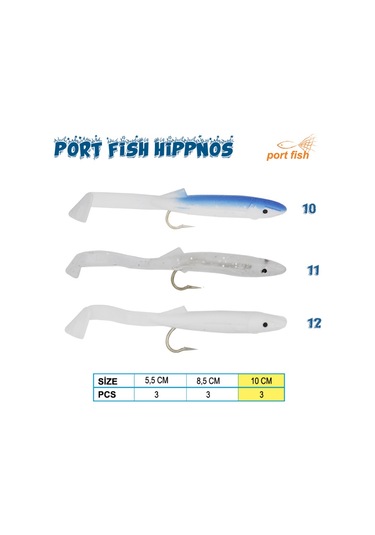 Portfish Hippnos 8,5 Cm Silikon Yem - 10