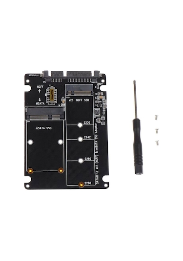 M2 Ngff Sata Ssd Msata Ssd Adaptörü M.2 Ngff Sata Sabit Disk Adaptör