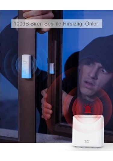 Anker Eufy Security Akıllı Güvenlik Alarmı - Kapı Ve Pencere Sensörü - T8900