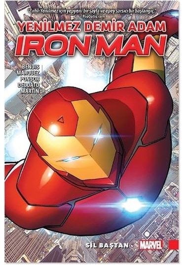 Yenilmez Demir Adam 1 Iron Man 2. Seri Sil Baştan - Brian Michael Bendis - Arka Bahçe Yayıncılık