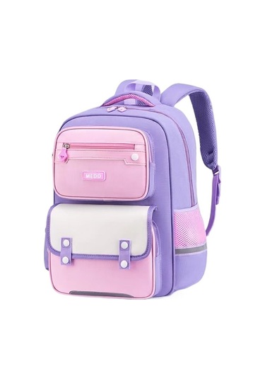 İlkokul Öğrencileri İçin Ergonomik Ve Hafif Sırt Çantası, Nefes Alabilen Oxford Kumaş Tasarımı, 3-6. Sınıflara Uygun Dayanıklı Okul Çantası Mor