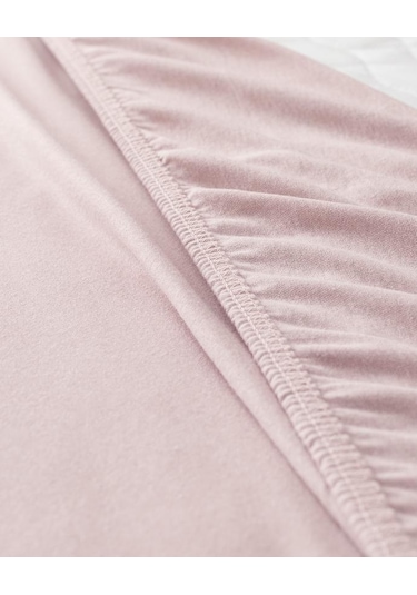 Madame Coco King Size Lastikli Pamuk Penye Çarşaf Mürdüm