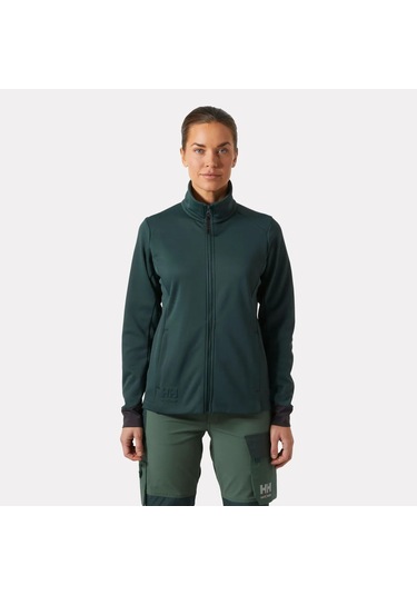 Helly Hansen Workwear Tech Midlayer 72381 Kadın Polar Ceket Xs-450-koyu Yeşil Darkest