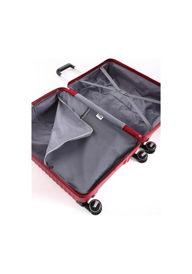 Ççs 5235 Polipropilen 3 Lü Valiz Seti Bordo
