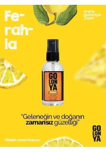 Golonya Misket Limon Kokulu Kolonya 100 ML