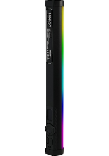 Herigo Hr-ph006 32cm Rgb Led Tube Video Light 2500-9900k Type-c Şarjlı Işık