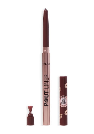 Revolution Pout Bomb Dolgunlaştırıcı Dudak Kalemi Warm Brown