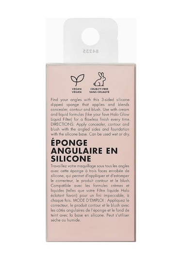 E.l.f. Halo Glow Angled Silicone Face Sponge Krem Ve Sıvı Ürünler Için Sünger