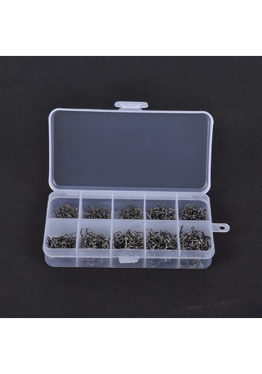 Xiyyadms 600 Adet Yüksek Karbon Çelik İğne, 3 -12 10 Farklı Boy, Delikli Tırnaklı, Balıkçılık İhtiyaçları, Kutulu Paket