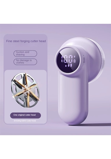 Dijital Ekranlı Profesyonel Şarjlı Kumaş Tıraş Makinesi - B