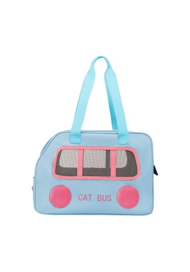 Suntek Kedi Taşıma Çantası Çok İşlevli Yavru Köpek Mavi