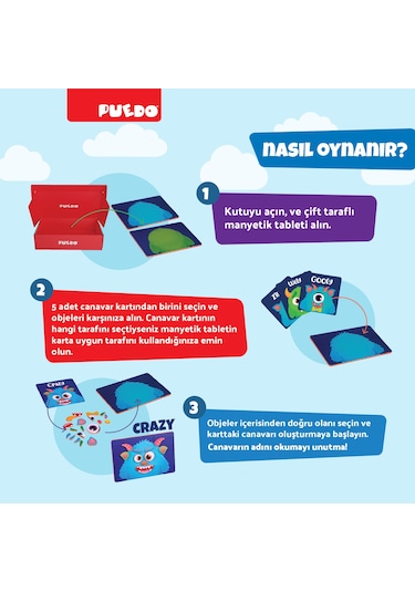 Puedo Build A Monster Eğlenceli Oyuncak Hayal Gücü Geliştiren Oyun