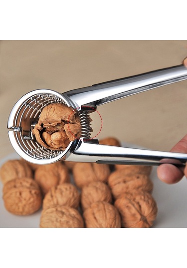 Çinko Alaşımlı Pense Ceviz Klipsi Yaratıcı Mutfak Aleti - Gümüş Huni Çok Renkli