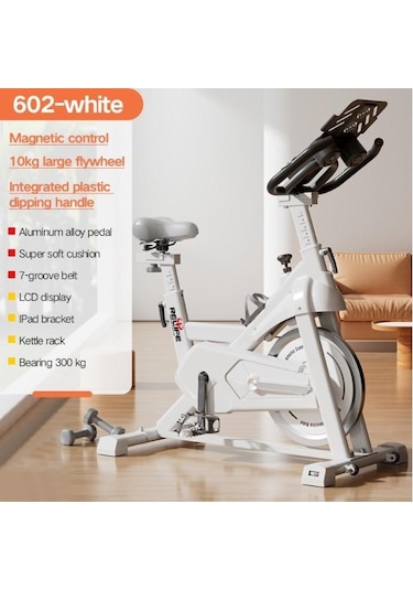 Relife Kr-602 Spin Bike Dikey Kondisyon Bisikleti Beyaz