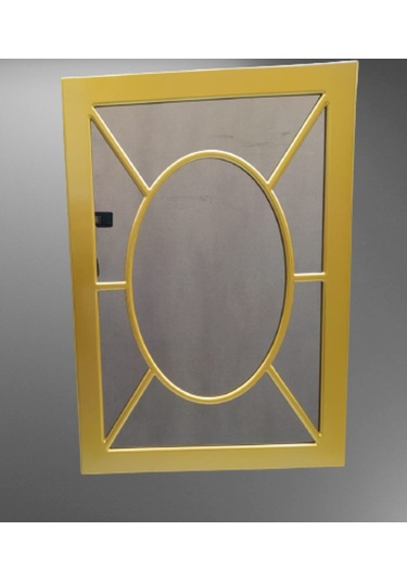 Ayna-Dresuar Motifli Model Parlak Gold Renk Kayın Torna Kutu Içi(486070600) Altın