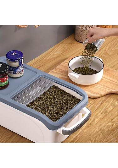 Gqiang Pirinç Dağıtıcı Saklama Kapları, 10 Litre Pirinç Saklama