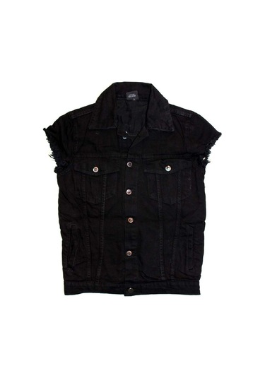 Heavy Metal Giants Siyah Kot Yelek Siyah