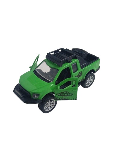 Çek Bırak Metal Arazi Aracı 13 Cm - Yeşil